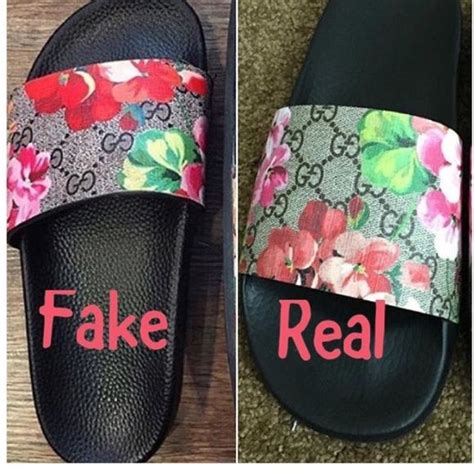 gucci flower slides replica|gucci look alike slides.